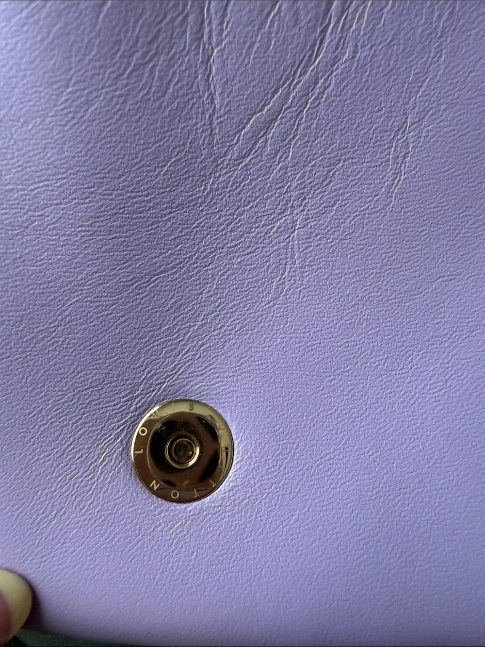 Louis Vuitton Lilac Monogram Coussin Pochette Lambskin Bag with Gold Hardware